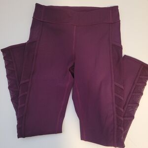 Lululemon Athletica, Mesh Deep Purple Leggings